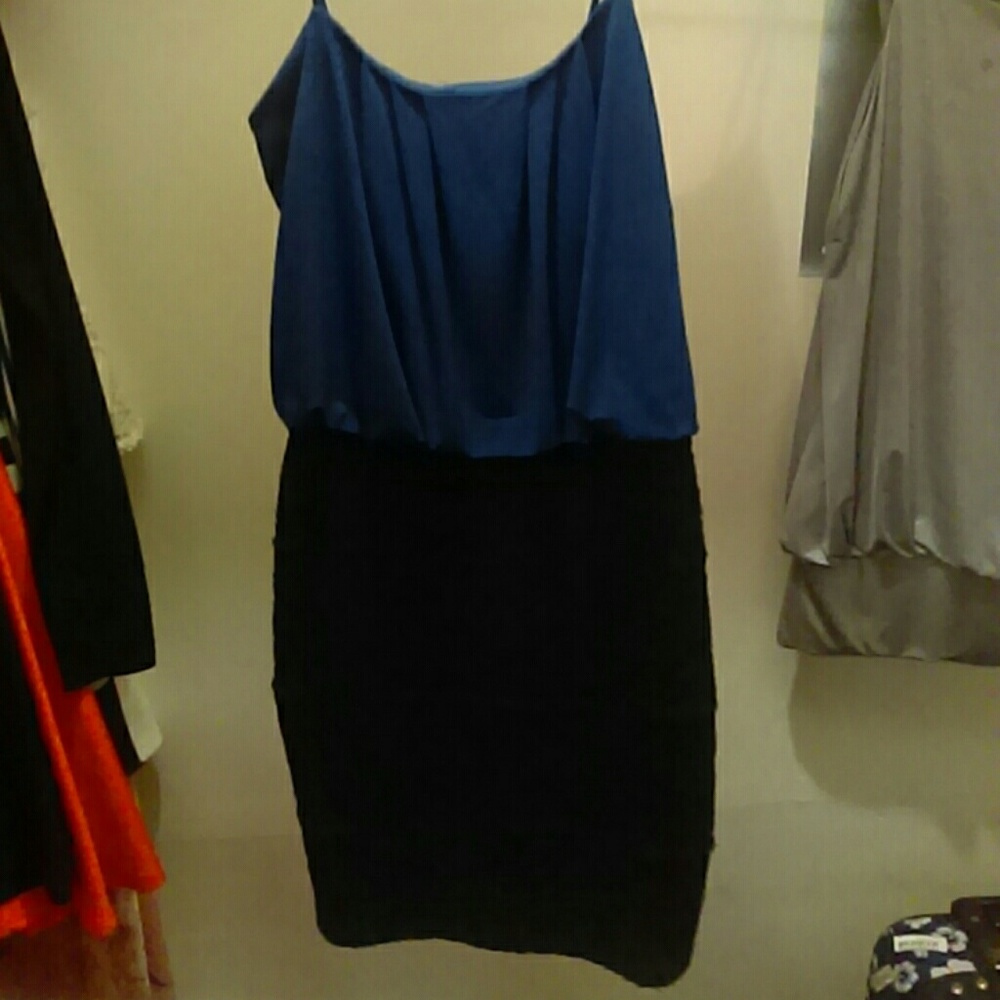Blue dress